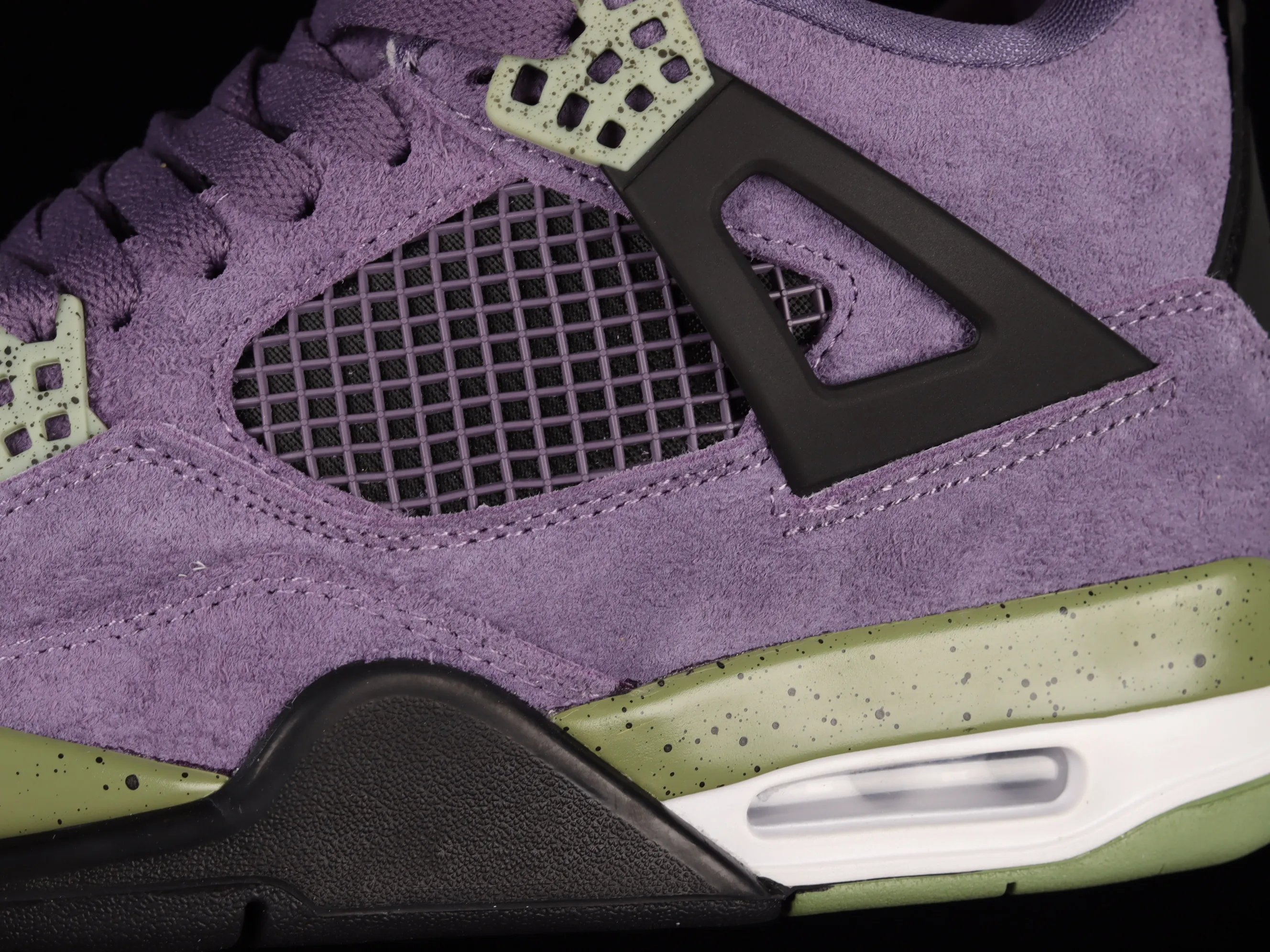 All categories Air Jordan Jordan series basketball shoes Air Jordan 4 Air Jordan 4 Retro "Canyon Purple" AJ4 Joe 4 purple suede basketball shoes AQ9129-500